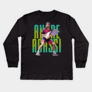 Andre Agassi 90's Kids Long Sleeve T-Shirt